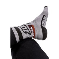 DUDE SOCKS BLACK-GREY 25